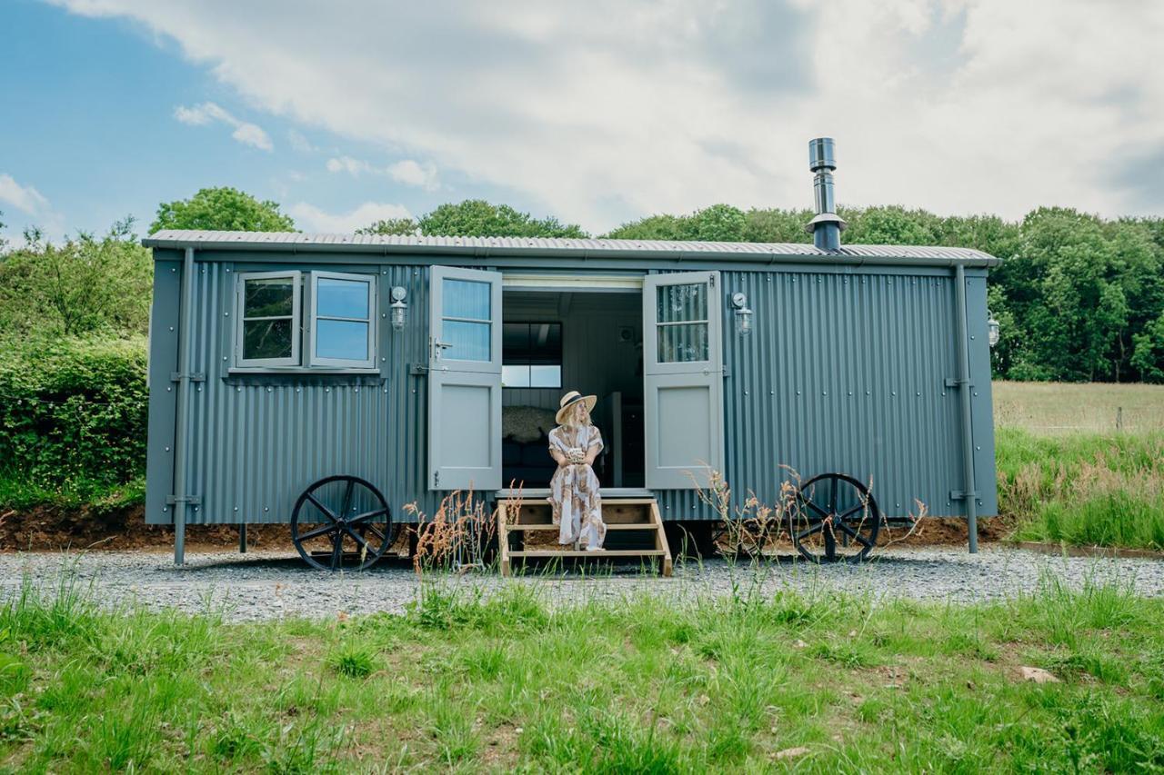 Blatchford Briar - Award Winning Private Shephards Huts With Their Own Secluded Hot Tubs Milton Abbot Exteriér fotografie